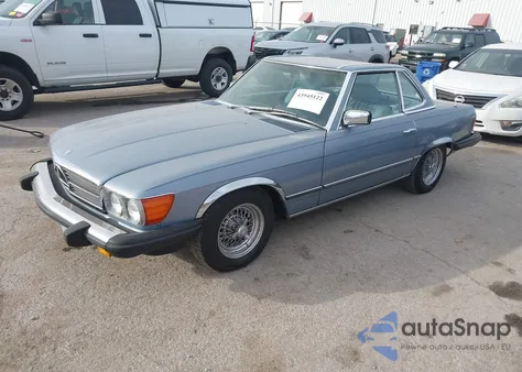 1985 Mercedes-Benz 380 Sl z USA, uszkodzony, nr VIN WDBBA45C8FA018263